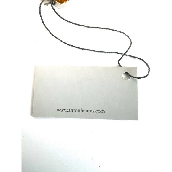 Anton Heunis Hoop Gold and Gem earrings - Picture 3 of 7